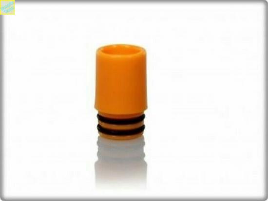 Kunststoff Spiral Mundstck, versch. Farben, Drip Tip, eGrip2, eGo AIO, 510er - Farbe: Orange