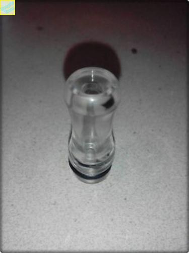 1 St. Kunststoff Mundstück transparent Drip Tip 510er 510