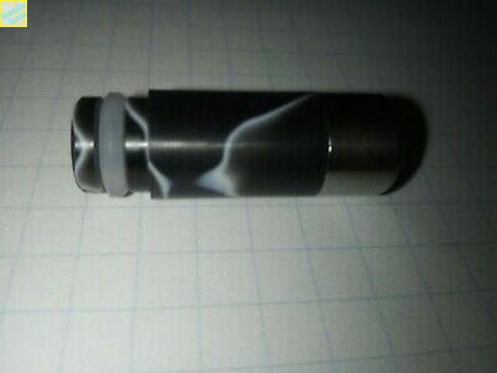 Stainless Steel + Acrylic Drip Tip schwarz