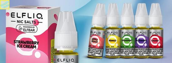 ELFLIQ Nikotinsalz Liquid in vielen Sorten
