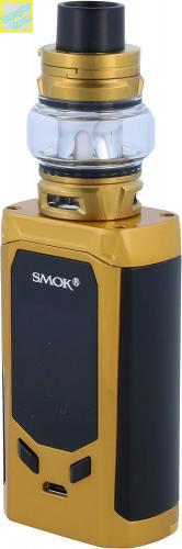 Smok R-Kiss E Zigarette Set | R-Kiss 200 Watt | TFV8 Baby V2 Verdampfer | 2x Baby V2 Heads - Farbe: gold-schwarz 